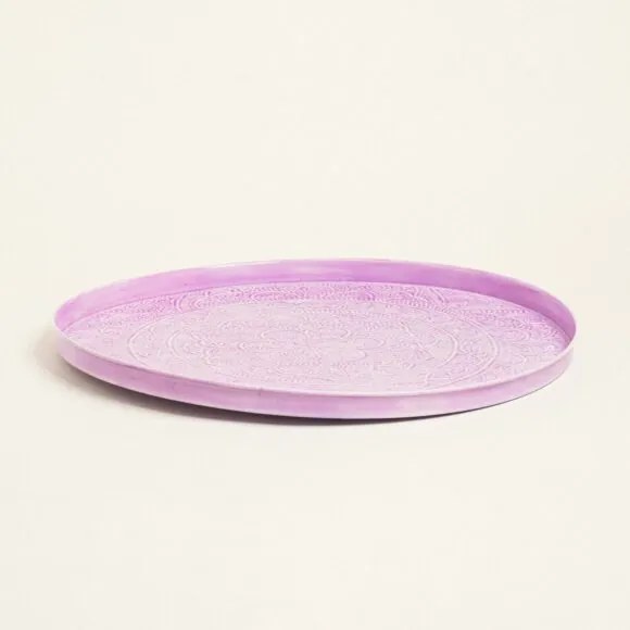 Beauty Home ΔΙΣΚΟΣ ΜΕΤΑΛΛΙΚΟΣ ΑΝΑΓΛΥΦΟΣ ΛΙΛΑ 60 CM