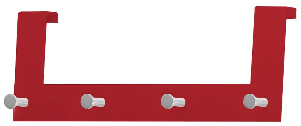 Κρεμάστρα Πόρτας 4 Θέσεων Grekon 304 Red