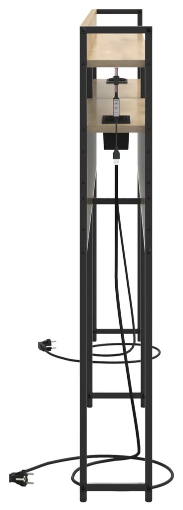 vidaXL Κεφαλάρι Αποθήκης Sonoma Δρυς 200 cm Επεξεργασμένο ξύλο