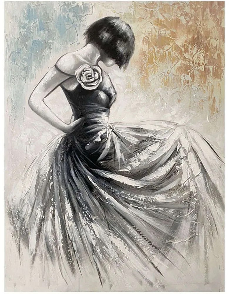 Πίνακας Καμβάς Κοπέλα 15-00-23556 60x80cm Multi Marhome Κάθετοι Canvas