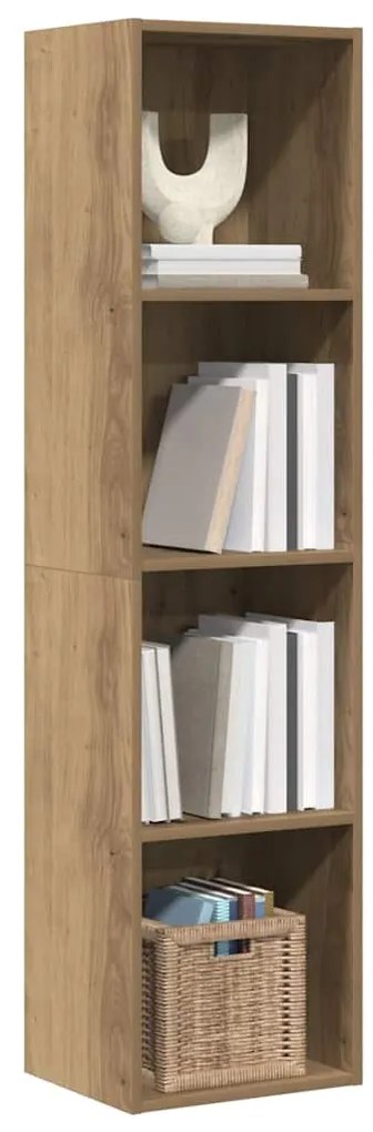 vidaXL Ντουλάπι βιβλίου/ΤV Ντουλάπι Artisan Oak 36x30x143cm