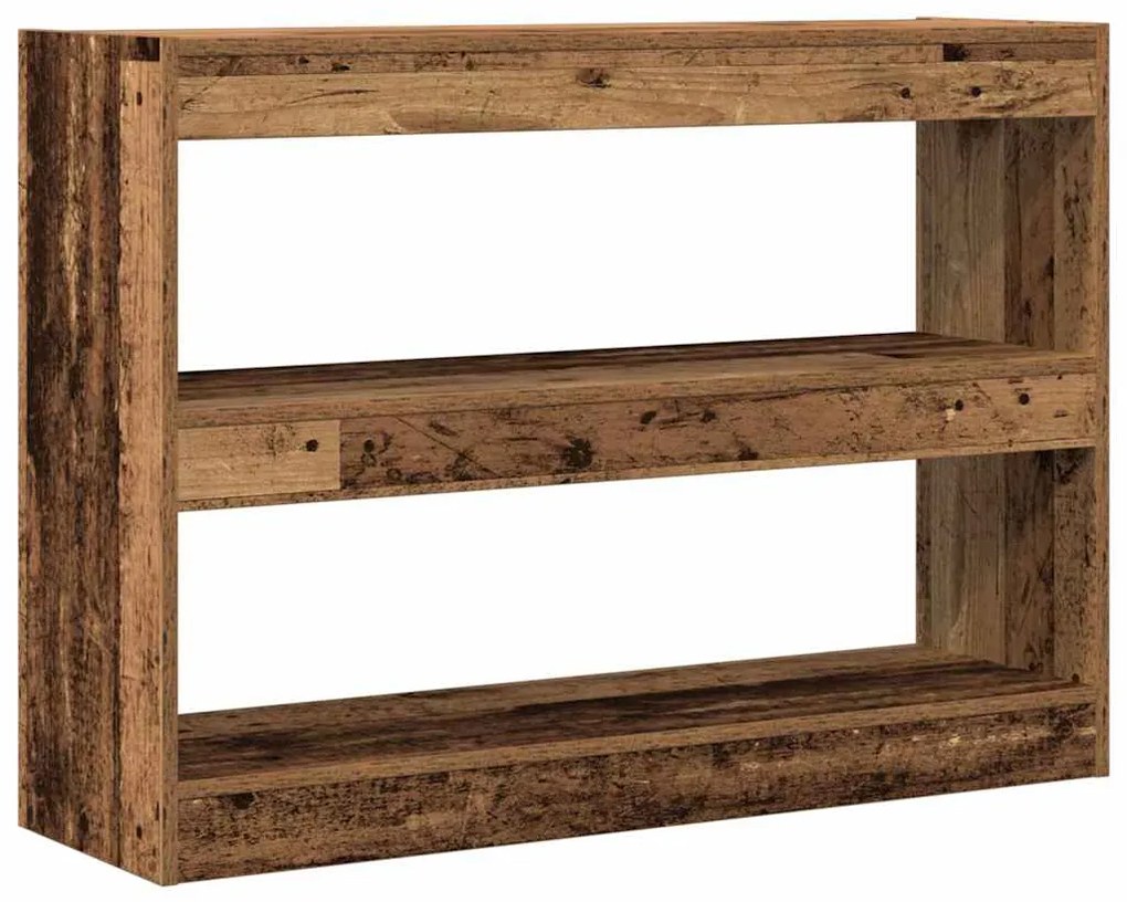 vidaXL Βιβλιοθήκη Παλαιό ξύλο 100 x 30 x 72 εκ Επεξεργασμένο ξύλο
