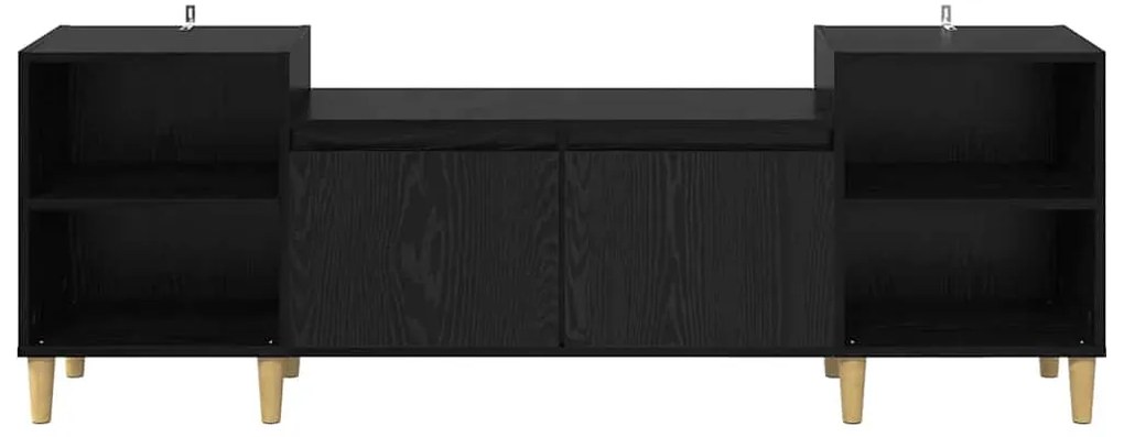 vidaXL Ντουλάπι TV Μαύρη Οξυά 160 x 35 x 55 εκ. Επεξεργασμένο ξύλο