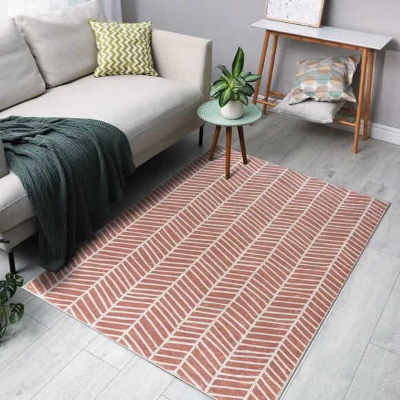 Χαλί Azelie Art 9761 160x230-Coral Κοραλί   Beauty Home