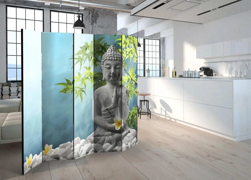 Διαχωριστικό με 5 τμήματα - Meditating Buddha II [Room Dividers] 225x172