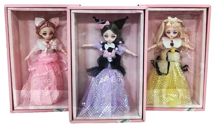 Κούκλα με μουσική & μπρελόκ - Toy doll with music & keychain