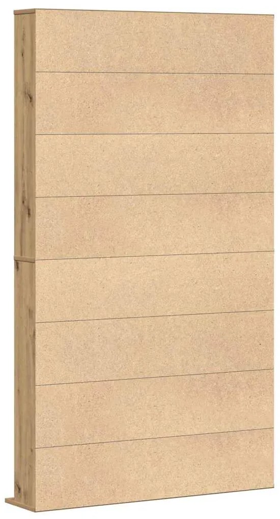 vidaXL Ντουλάπι CD artisan δρυς 101 x 23 x 177.5 εκ Επεξεργασμένο ξύλο