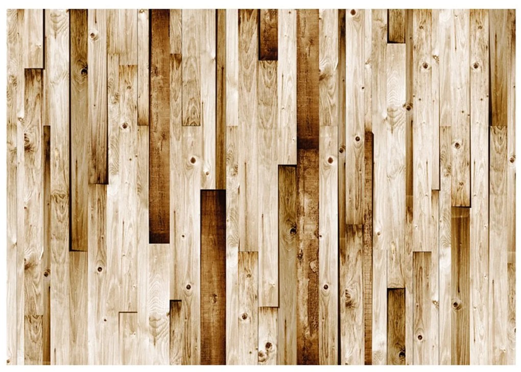 Φωτοταπετσαρία - Wooden boards 100x70