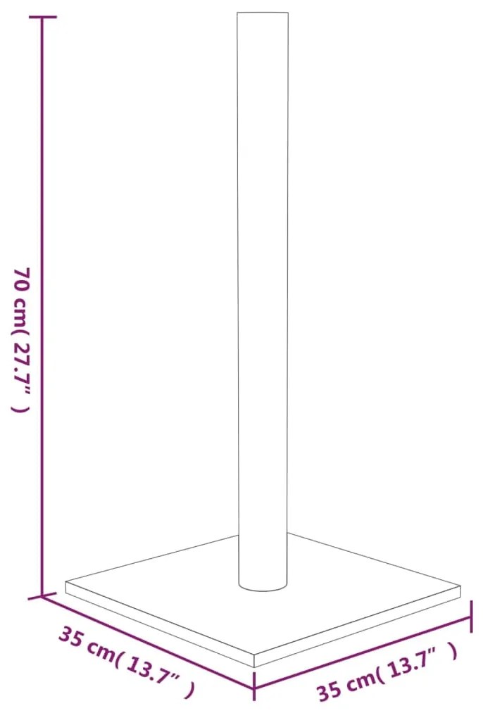 ΣΤΥΛΟΣ ΞΥΣΙΜΑΤΟΣ ΓΙΑ ΓΑΤΕΣ ΑΝΟΙΧΤΟ ΓΚΡΙ 35X35X70 ΕΚ. 171679