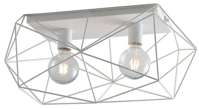 Φωτιστικό Οροφής - Πλαφονιέρα I-Abraxas-PL2 Bco White Luce Ambiente Design Metal