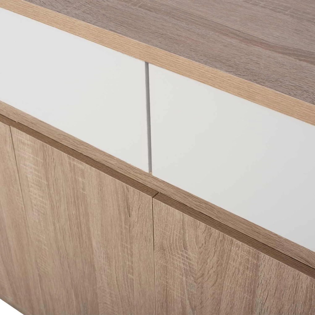ΜΠΟΥΦΕΣ JOLENE HM2234.02 2 ΣΥΡΤΑΡΙΑ &amp; 4 ΠΟΡΤΕΣ SONAMA 120X40X80εκ.