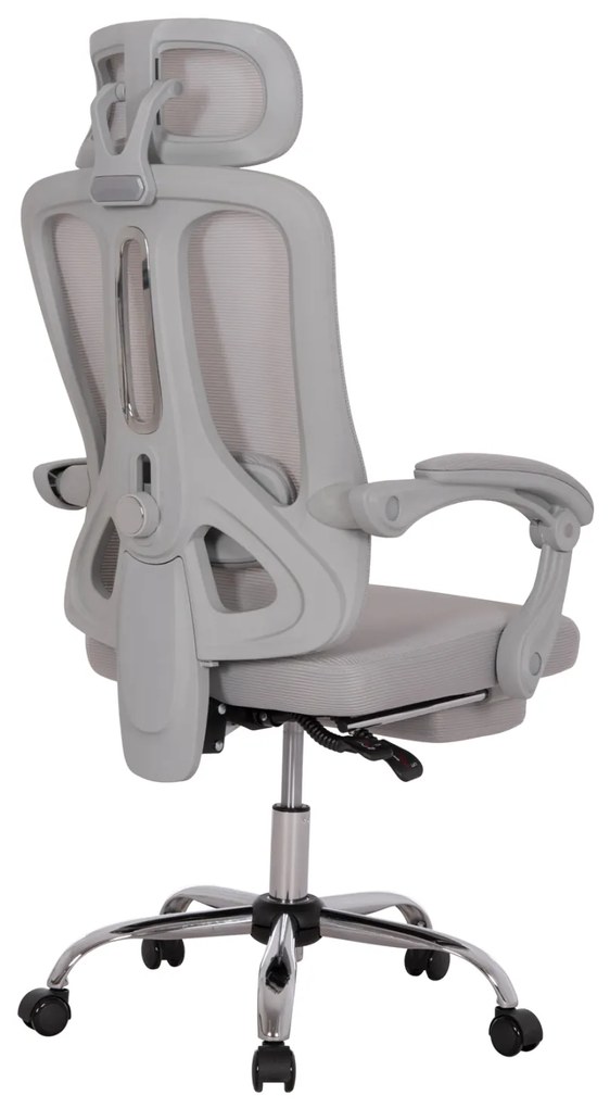 ΚΑΡΕΚΛΑ ΓΡΑΦΕΙΟΥ BARNET HM18258.02 ΓΚΡΙ MESH-ΓΚΡΙ ΣΚΕΛΕΤΟΣ NYLON 61x62x123Υ