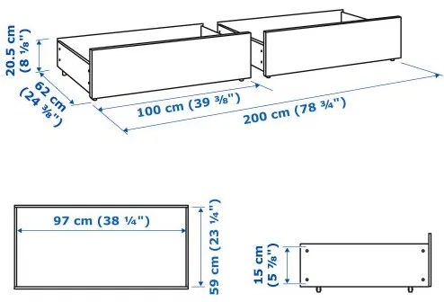 MALM κουτί αποθήκευσης γ ψηλό σκελ κρεβ 902.646.90