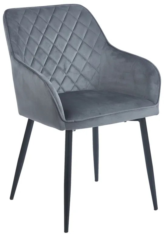SIENA GREY VELVET ΥΦΑΣΜΑ ΠΟΛΥΘΡΟΝΑ ΜΕΤΑΛΛΙΚΗ