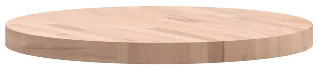 vidaXL Επιφάνεια Τραπεζιού Στρογγυλή Ø60x4 εκ. Μασίφ Ξύλο Οξιάς