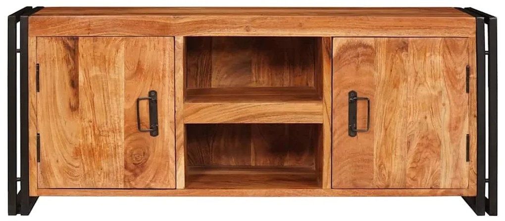vidaXL Ντουλάπι TV Καφέ 120 x 30 x 50 cm Μασίφ ξύλο ακακίας