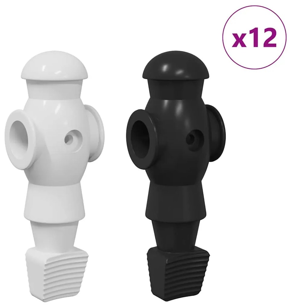 vidaXL Παιχνίδια Πολλών για Τραπέζι Ποδόσφαιρου 3.6 x 3.1 x 10.8 εκ. 24 pcs