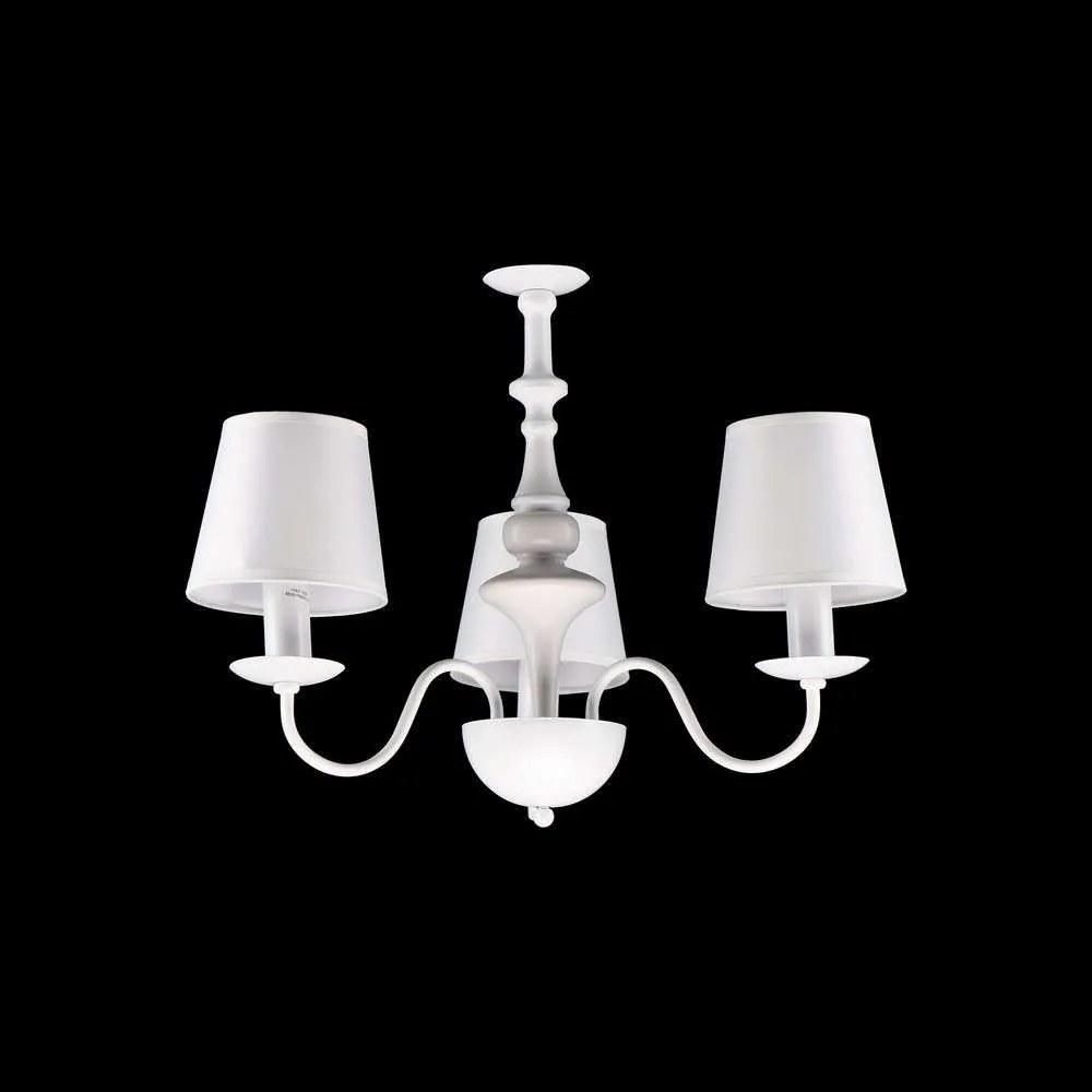 Φωτιστικό Οροφής Belo 77-8085 59x59x33 White Homelighting Μέταλλο,Ύφασμα