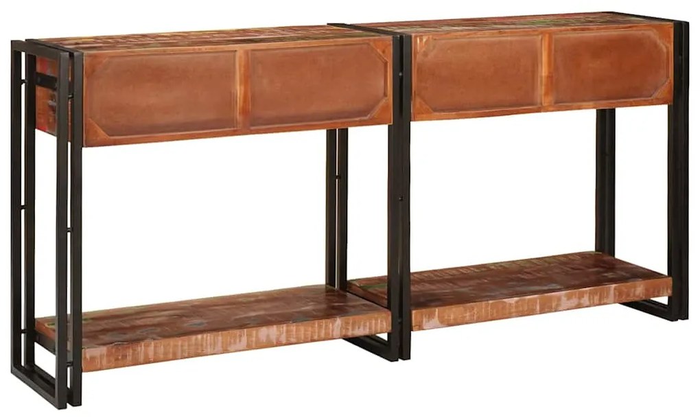 vidaXL Τραπέζια Κονσόλες με συρτάρι 2 pcs Πολύχρωμο 161 x 33 x 75 εκ