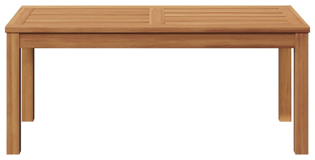 vidaXL Τραπέζι Κήπου Φυσικό 95 x 45 x 40 εκ Μασίφ ξύλο teak