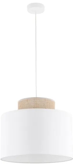 Κρεμαστό Φωτιστικό Οροφής E27 15W IP20 Λευκό Duo 1856 TK Lighting-1856-Λευκό 1856
