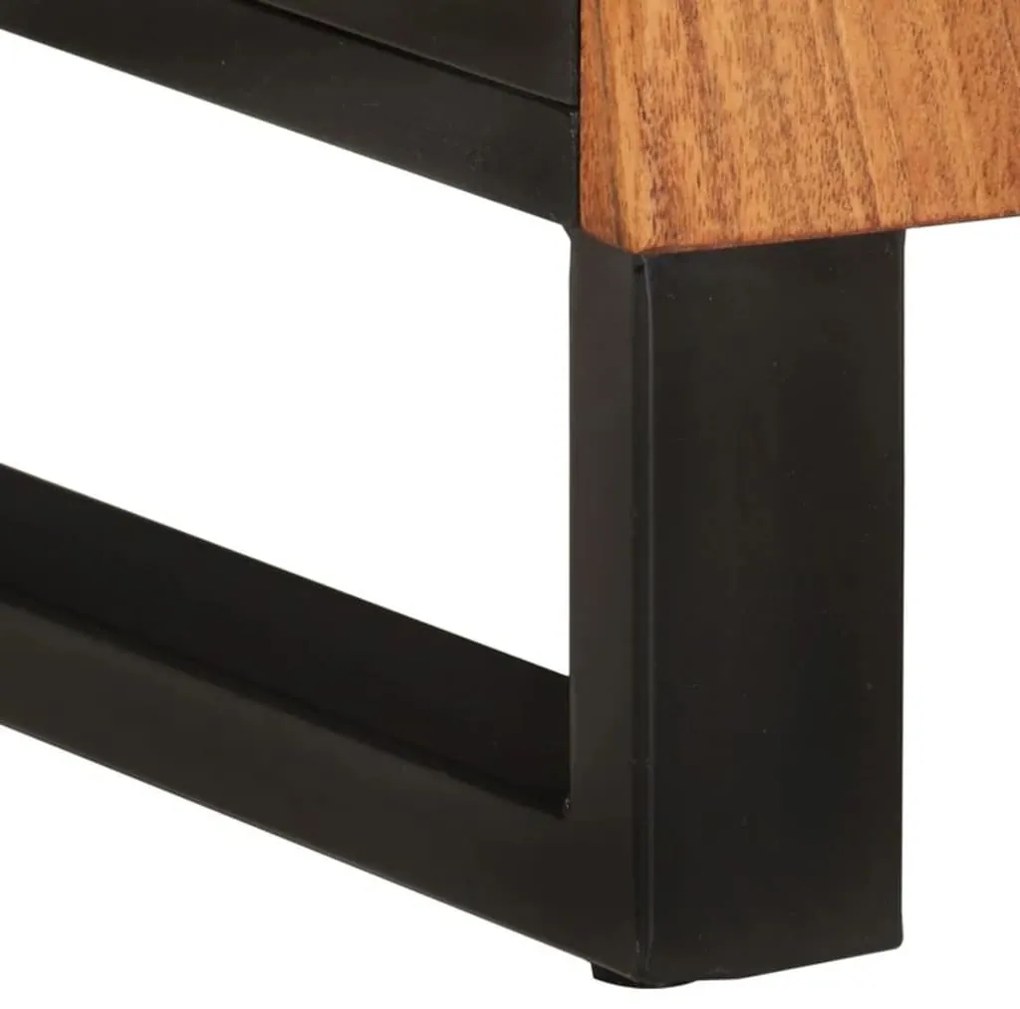 vidaXL Έπιπλο Νιπτήρα 62 x 33 x 58 εκ. Μασίφ Ξύλο Ακακίας &amp; Επεξ. Ξύλο