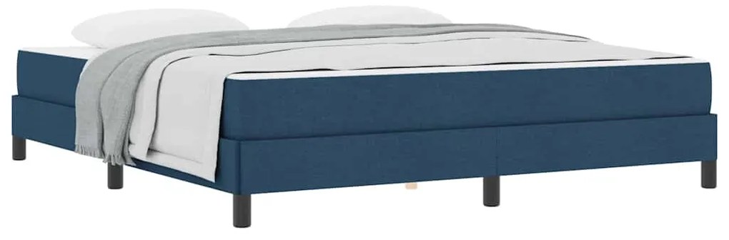 vidaXL Κρεβάτι με ελατήρια με στρώμα Μπλε 180 x 200 cm ύφασμα