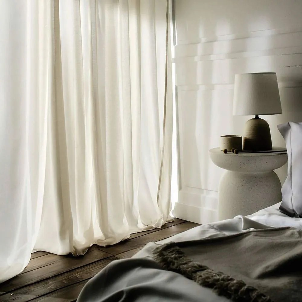 Κουρτίνα Renata 506/06 AW24 Με Τρουκς Beige Gofis Home 140X280 140x280cm Bamboo-Πολυέστερ