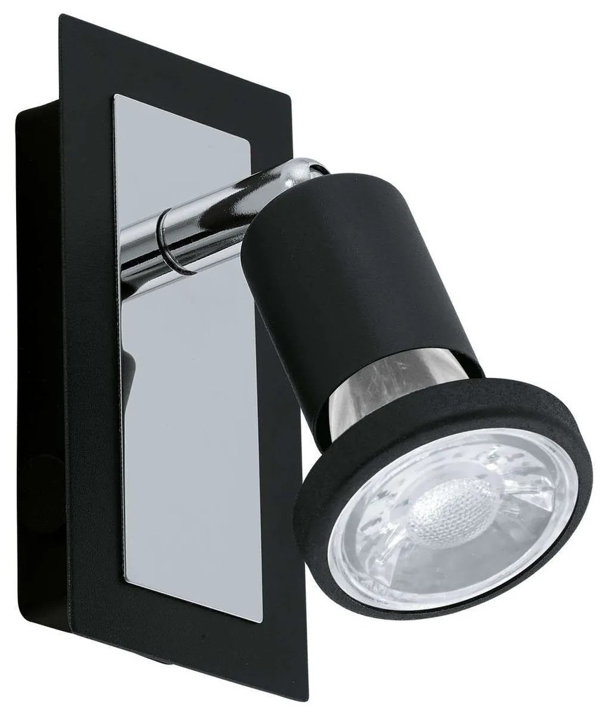 Φωτιστικό Τοίχου - Οροφής Led 94963 Black Sarria Eglo Metal