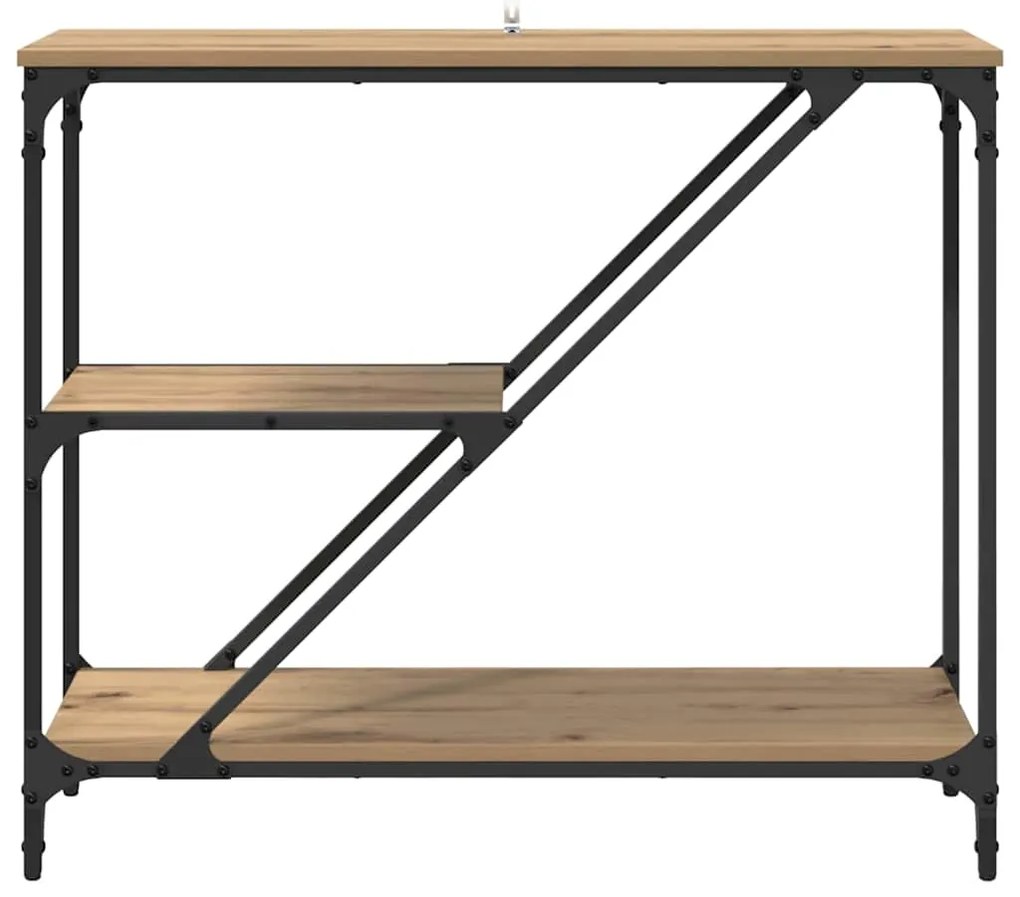 vidaXL Τραπέζι κονσόλας Artisan Oak 88,5 x 30 x 75 εκ.