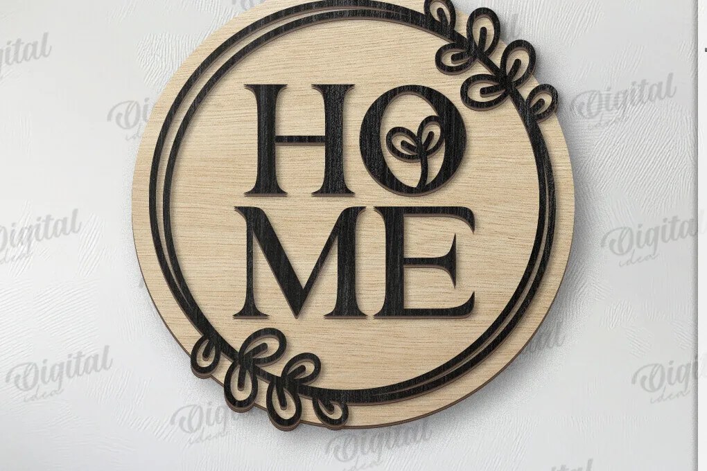 Intra απο ξύλο plywood 3mm-4mm πάχος 3D ξύλινη πινακίδα για το σπίτι Δίασταση 30x20 cm INTRAFABR-120712860