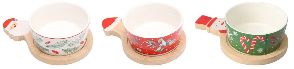 Χριστουγεννιάτικα Μπωλ Σε Βάση (6τμχ) K-M 278001120