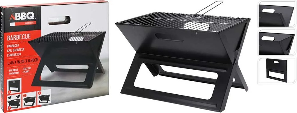 BBQ X-Shape Φορητή Ψησταριά 510042