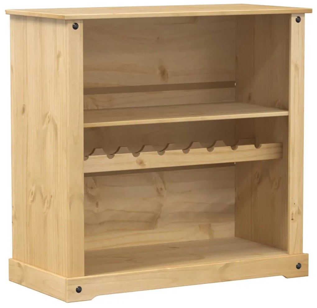 vidaXL Κάβα Κρασιών Corona 107,5x51x105,5 εκ. από Μασίφ Ξύλο Πεύκου