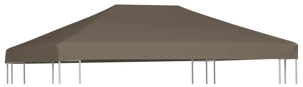 vidaXL Κάλυμμα για Κιόσκι Χρώμα Taupe 3 x 4 μ. 310 γρ./μ²