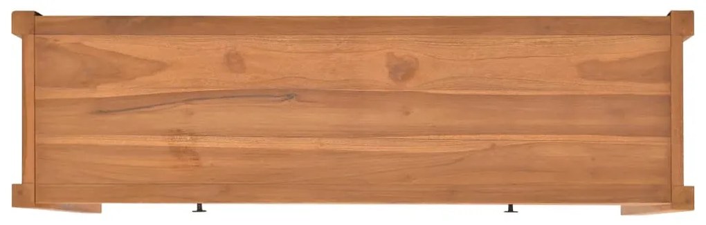 vidaXL Γραφείο με 2 Συρτάρια 140 x 40 x 75 εκ. Ξύλο Teak