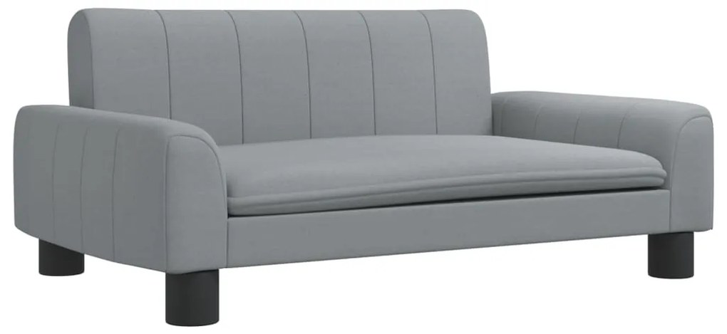 vidaXL Καναπές Παιδικός Ανοιχτό Γκρι 70x45x30 εκ. από Ύφασμα