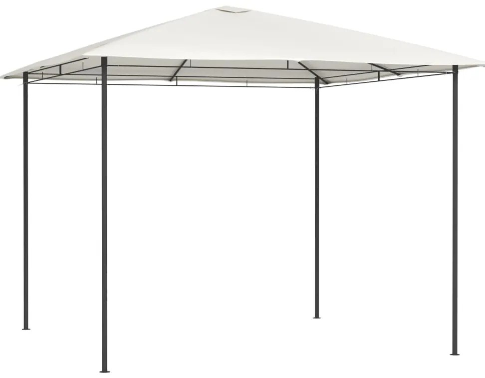 vidaXL Κιόσκι Κρεμ 3 x 3 x 2,6 μ. 160 γρ./μ²