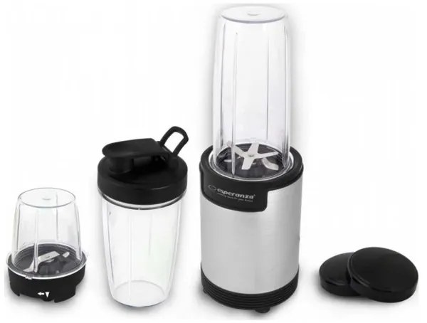 Μπλέντερ-Πολυκόφτης 900W Μαύρο-Ασημί Nutri Bomb ESPEKM030 Esperanza ESPEKM030