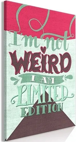 Πίνακας - I'm Not Weird (1 Part) Vertical - 40x60