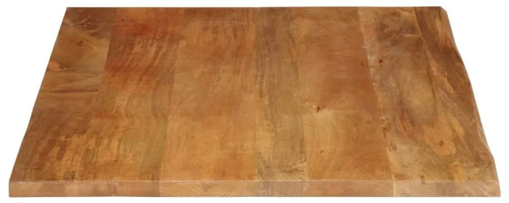 vidaXL Επιφάνεια Τραπεζιού 90x80x2,5 εκ. Live Edge Μασίφ Ξύλο Μάνγκο