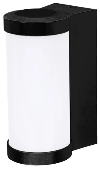 Απλίκα Φωτιστικό Τοίχου IP65 LED 6W Πλαστικό Μαύρο DESOR-10776 Sunlight-DESOR-10776-Μαύρο DESOR-10776
