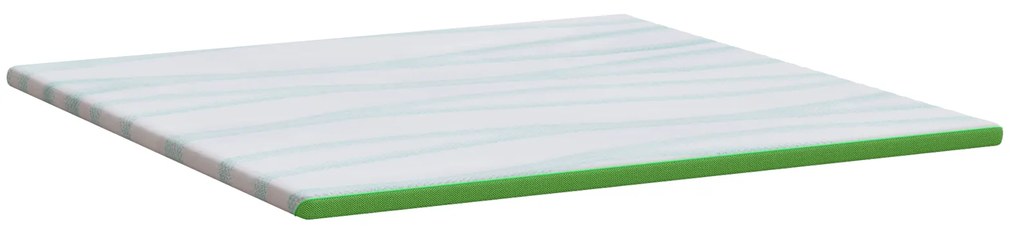 vidaXL Στρώματα Λευκό και Πράσινο 200 x 200 cm