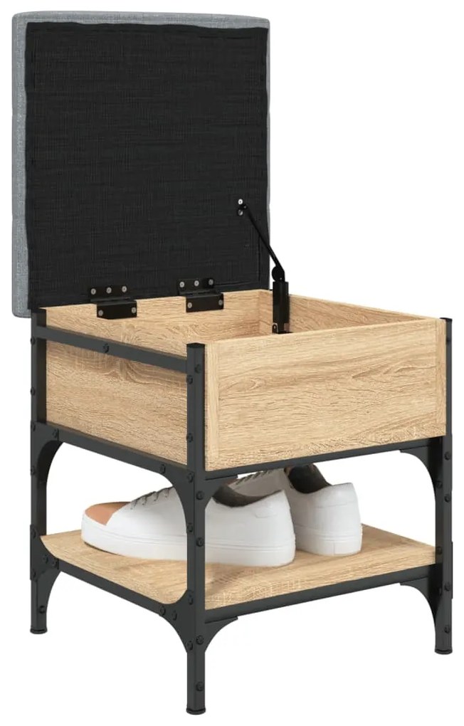 vidaXL Παπουτσοθήκη Sonoma Δρυς 42x42x45 εκ. από Επεξεργασμένο Ξύλο