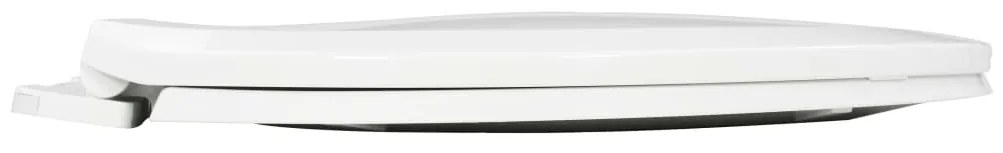 vidaXL Κάλυμμα Λεκάνης με Soft Close &amp; Quick Release Λευκό