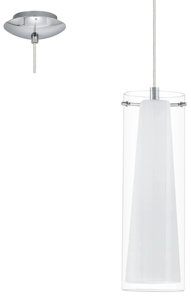Φωτιστικό Οροφής Pinto 89832 Clear Eglo Metal, Glass