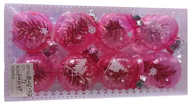 Σετ Χριστουγεννιάτικες Μπάλες 6εκ. 16τεμ