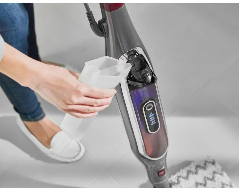 Shark S6003EU, 1200W, 0,35 l, 3 ρυθμίσεις, τεχνολογία Klick'n Flip, Steam Blaster, μαξιλαράκια Dirt Grip, γκρι/βιολετί