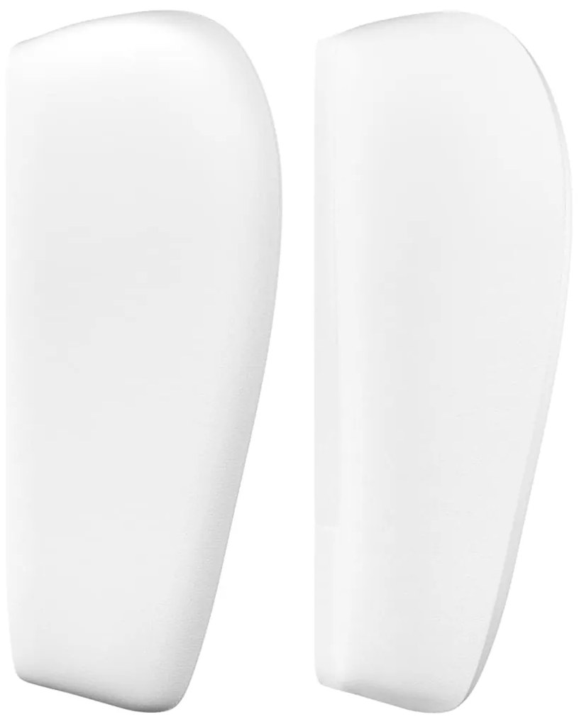 vidaXL Κεφαλάρι με Πτερύγια Λευκό 93x23x78/88 εκ. Συνθετικό Δέρμα
