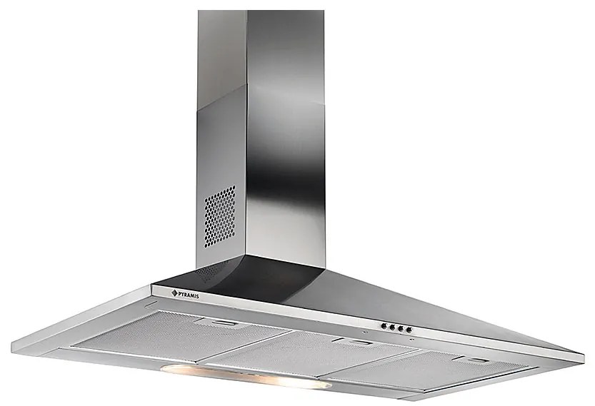 Pyramis Classic Lux Aπορροφητήρας Καμινάδα 60cm Inox (065030102)